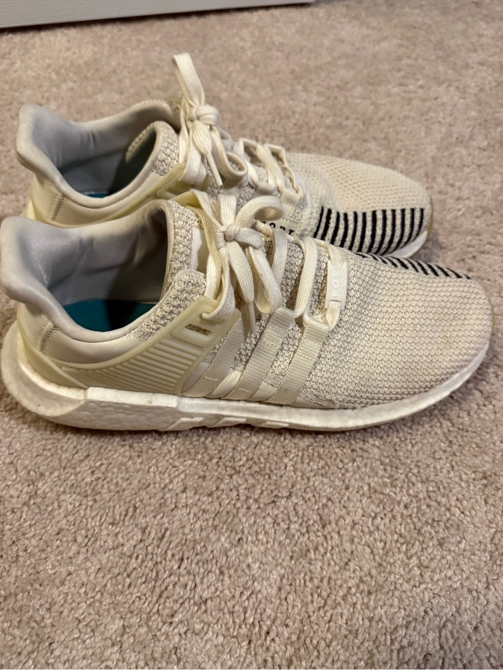adidas Cream/Beige Athletic Shoes